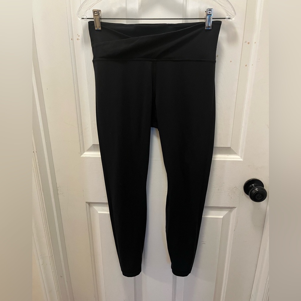 🍋 LIKE NEW Lululemon Align Asymmetrical-Waist Pant 25" - Black - Sz 8